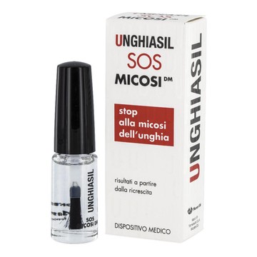 Antimicotico unghiasil sos micosi in flacone di vetro 5 ml con pennello applicatore + astuccio - 
