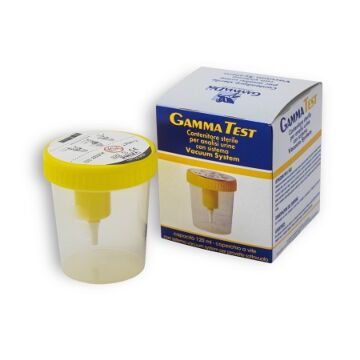 Contenitore sterile per urina sottovuoto 120 ml - 