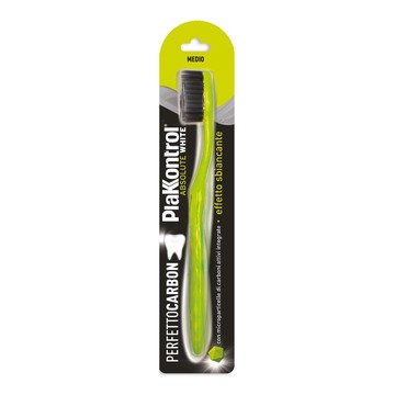 Plakkontrol perfetto carbon spazzolino manuale blister 1 pezzo - 