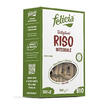 Felicia bio riso integrale tortiglioni 340 g - 