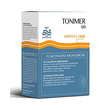Tonimer lab aerosol 18 flaconcini 3 ml monodose - 