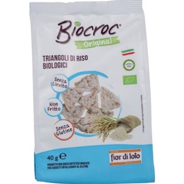 Biocroc triangoli di riso bio 40 g - 