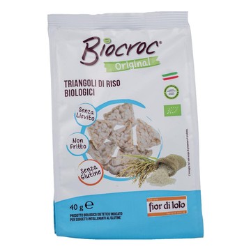 Biocroc triangoli di riso bio 40 g - 