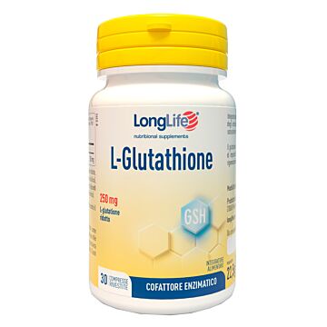 Longlife l-glutathione 250 mg 30 compresse - 