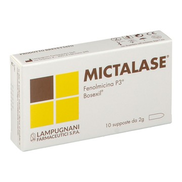 Mictalase 10 supposte 2 g - 