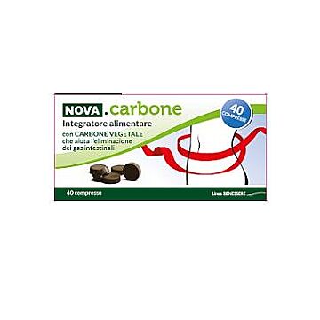 Nova carbone vegetale 40 compresse - 