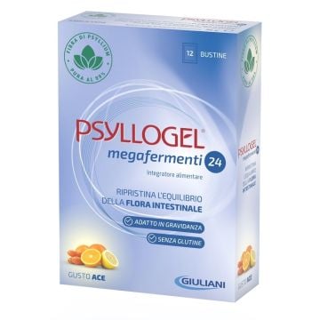 Psyllogel megafermenti 24 ace 12 buste 3 g - 