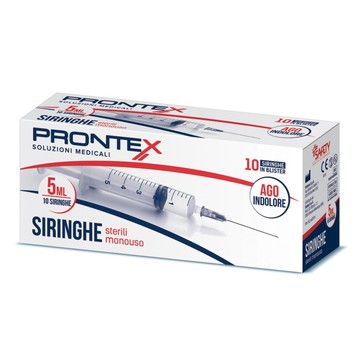 Siringa prontex 5 ml ago ind 10 pezzi - 