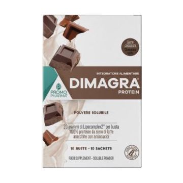 Dimagra protein cioccolato 10 buste - 