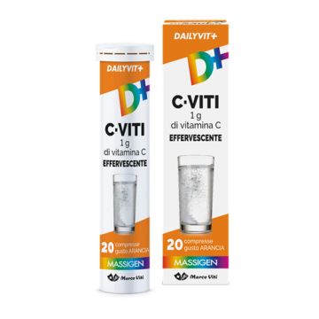 Dailyvit+ c viti 1g di vitamina c effervescente 20 compresse - 