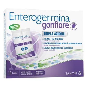 Enterogermina gonfiore 10 bustine bipartite - 