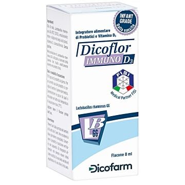Dicoflor immuno d3 8 ml flacone - 