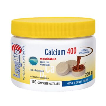 Longlife calcium cacao 100 compresse 400 mg - 
