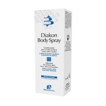 Diakon body spray coadiuvante cute acneica dorso petto e spalle 75 ml - 