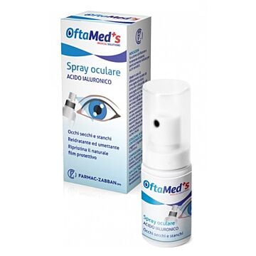 Oftamed's spray culare occhi secchi e stanchi acido ialuronico 10 ml - 