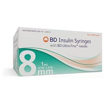Ago per penna da insulina thinwall bd gauge 31 lunghezza 8 m100 pezzi - 