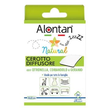 Alontan natural cerotto antizanzara adesivo 21 pezzi - 