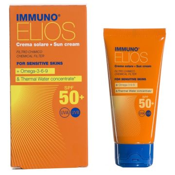 Immuno elios crema solare spf 50+  pelli sensibili - 
