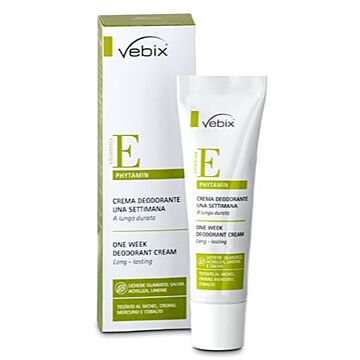 Vebix phytamin crema deodorante 1 settimana 25 ml - 