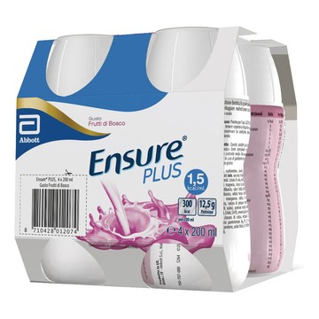 Ensure plus frutti di bosco 4 bottiglie da 200 ml - 