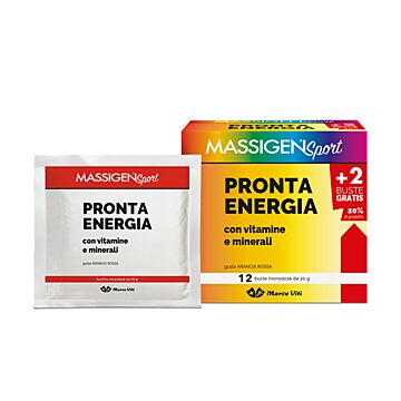 Massigen sport pronta energia 12 bustine - 