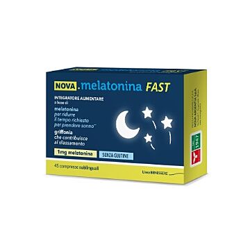 Nova melatonina fast 45 compresse 1mg di melatonina - 