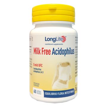Longlife milk free acidophilus 60 capsule vegetali - 
