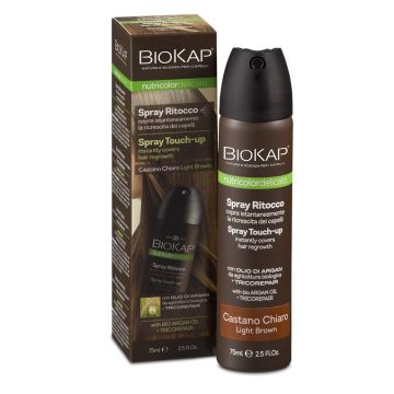 Bios line biokap nutricdel spray ritocco castano chiaro 75 ml - 