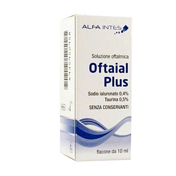 Soluzione oftalmica oftaial plus acido ialuronico 0,4% e taurina 10ml - 