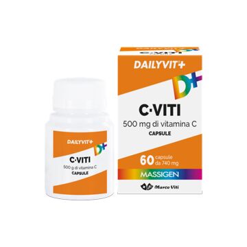 Dailyvit+ c viti 500mg di vitamina c 60 capsule - 