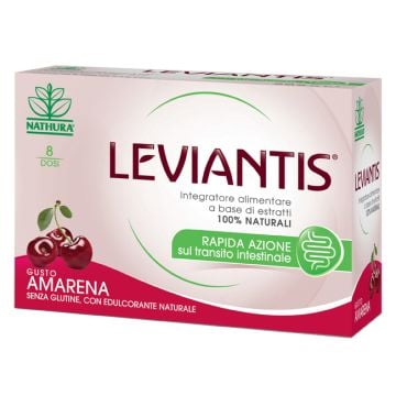 Leviantis senza glutine gusto amarena 8 dosi / 16 buste - 
