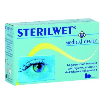 Sterilwet garza oftalmica 14 pezzi - 