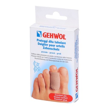 Gehwol proteggi dita tubolare large 2 pezzi - 