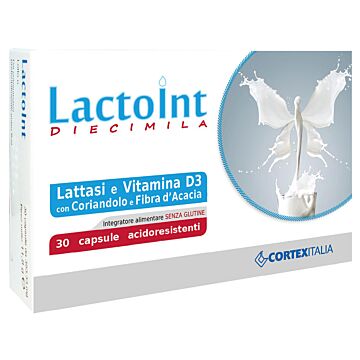 Lactoint diecimila 30 capsule acidoresistenti senza glutine - 