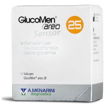 Strisce misurazione glicemia glucomen areo sensor 25 pezzi - 