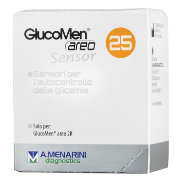 Strisce misurazione glicemia glucomen areo sensor 25 pezzi - 