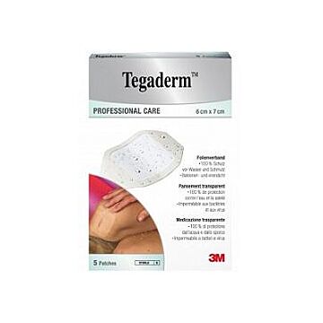 Tegaderm medicazione impermeabile trasparente 5 pezzi 6x7 cm - 