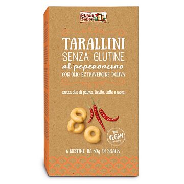Puglia sapori tarallini al peperoncino con olio extravergine di oliva 180 g - 