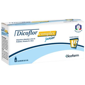 Dicoflor complex junior 12 flaconi da 10 ml - 