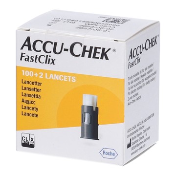 Lancette pungidito accu-chek fastclix 100 + 2 pezzi - 