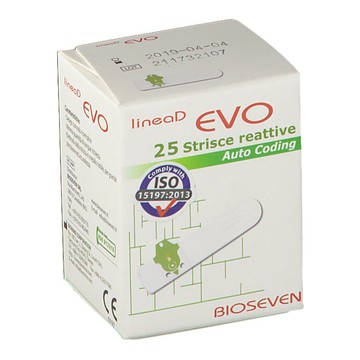 Strisce misurazione glicemia linea d evo 25 pezzi - 