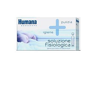 Humana soluzione fisiologica monodose, 20 flaconcini da 5ml - 