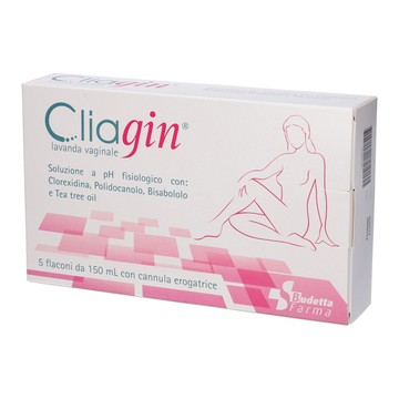 Lavanda vaginale cliagin 150ml 5 pezzi - 