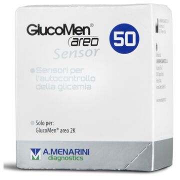 Strisce misurazione glicemia glucomen areo sensor 50 pezzi - 