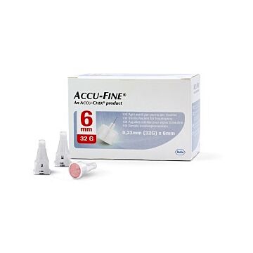 Ago per penna da insulina accu-fine pen needle accu-chek gauge 32 x 6mm 100 pezzi - 