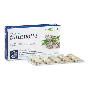 Vitacalm tutta notte fast/retard 30 compresse - 