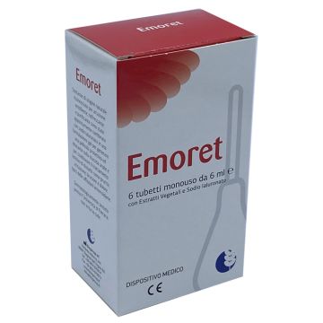 Emoret 6 tubetti 6 ml gel ad uso proctologico - 
