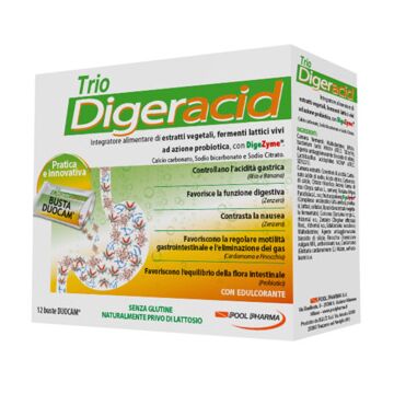 Trio digeracid 12 bustine - 