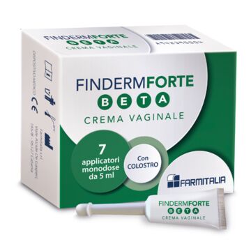 Finderm forte beta crema vaginale 7 applicatori monouso 5 g - 