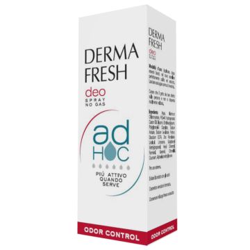 Dermafresh deo spray no gas ad hoc odor control deodorante 100 ml - 
